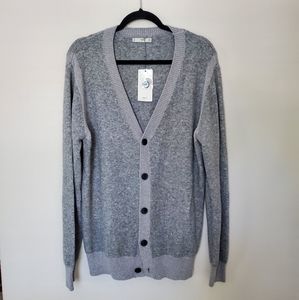 Mango Grey Cardigan Medium NWT